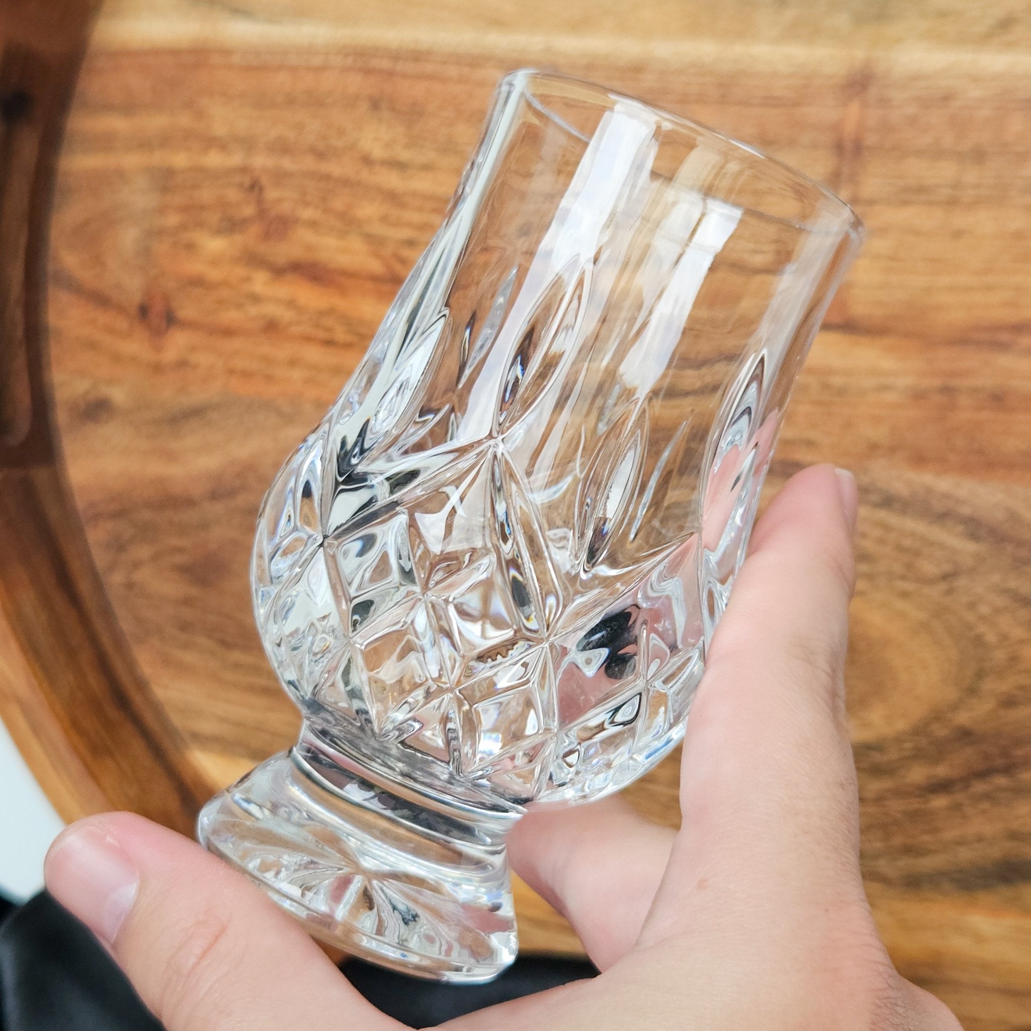 Oblique Crystal Nosing Glass